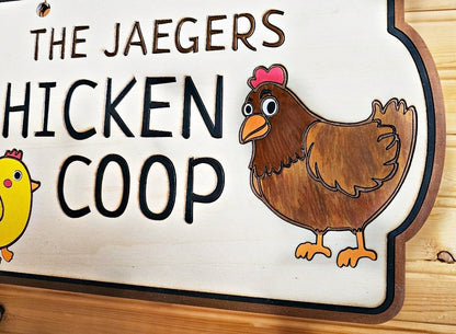 Chicken Coop Personalized Sign