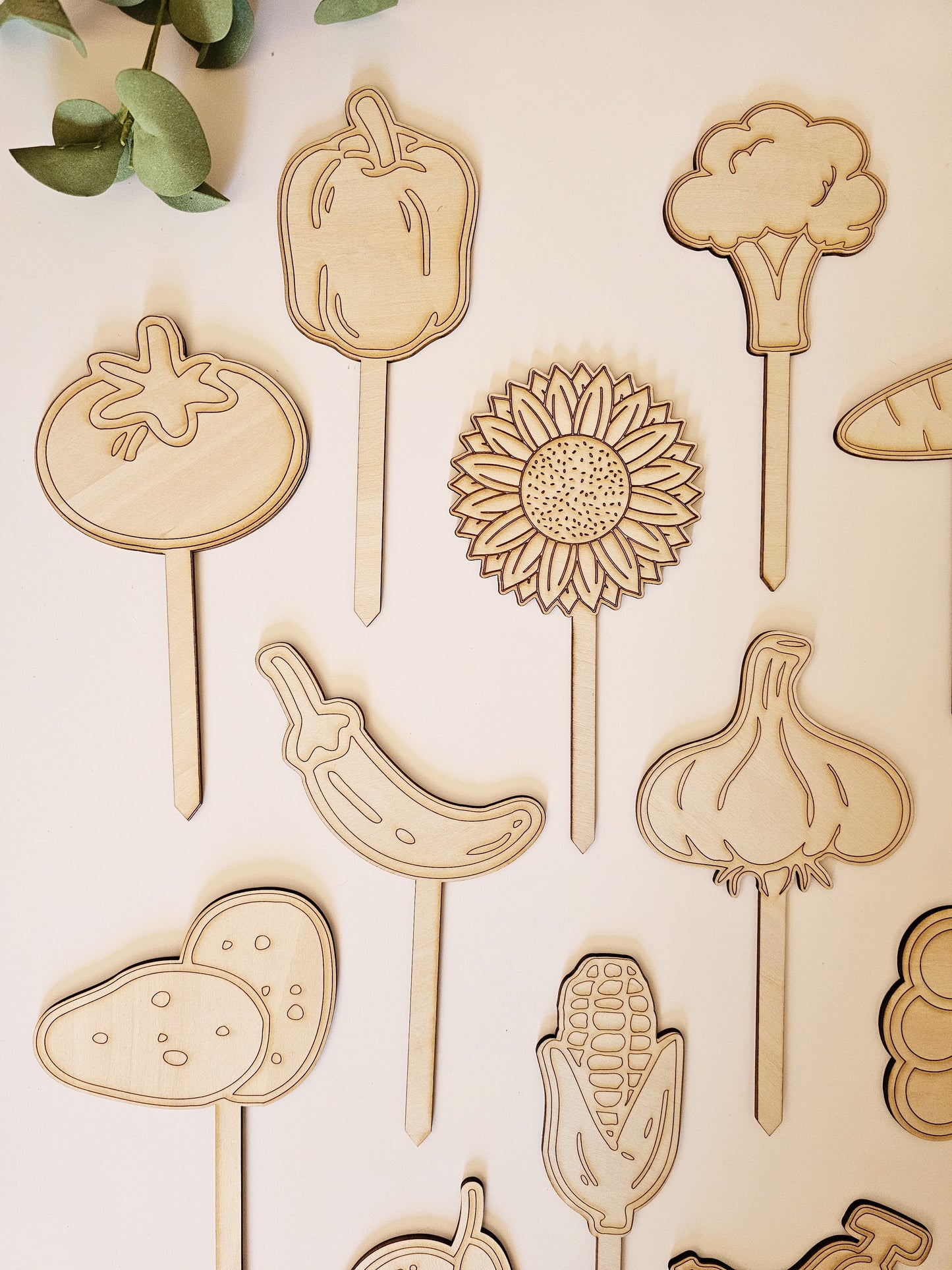 Wooden Garden Picks (Small & Large)