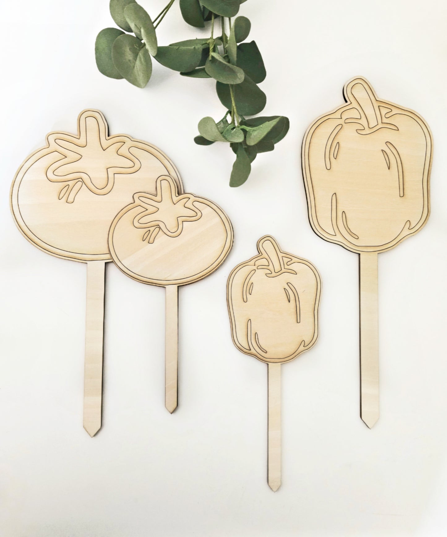Wooden Garden Picks (Small & Large)