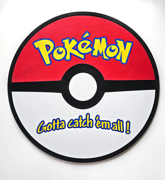 XL Pokemon Ball Gotta Catch Em All Wall Art