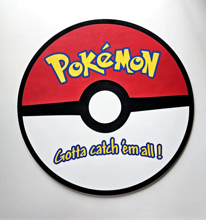 XL Pokemon Ball Gotta Catch Em All Wall Art
