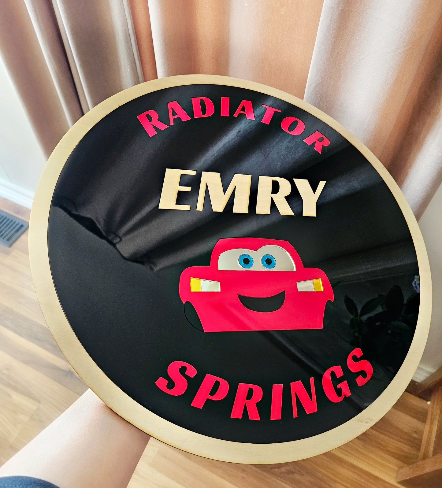 XL Radiator Springs Custom Name Wall Sign Disney Pixar