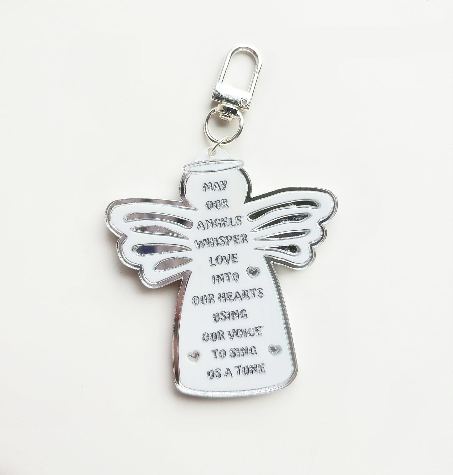 Angels Whisper Keychain Gold/Silver *Special Price*