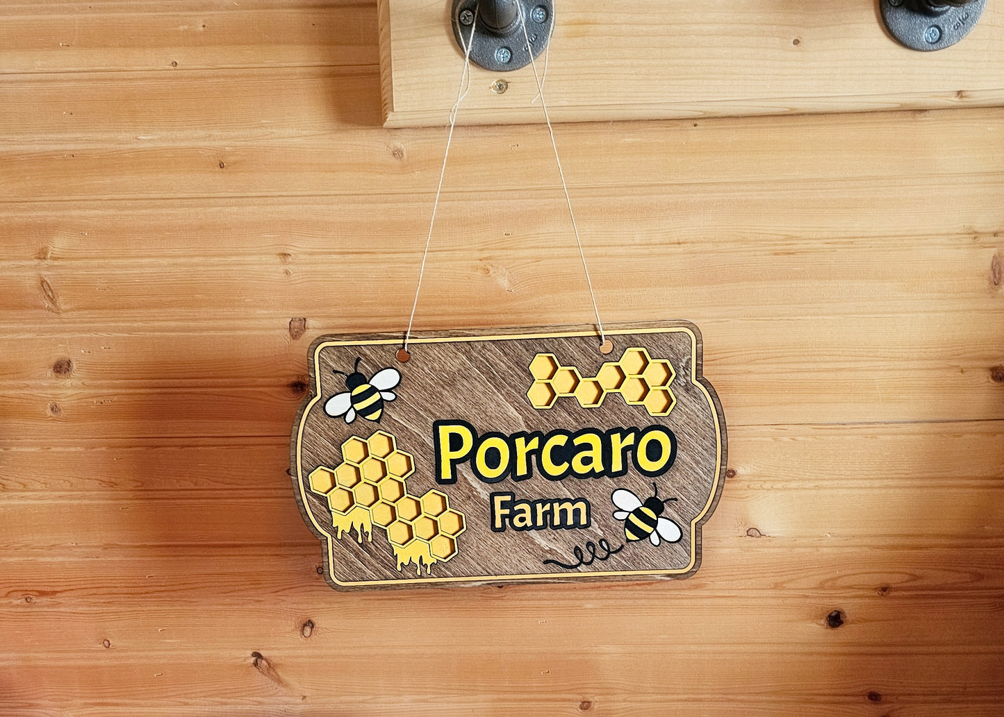 Bee Hive Personalized Sign